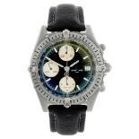 BREITLING - a gentleman's Windrider Chronomat chronograph wrist watch. Stainless steel case with