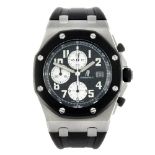 AUDEMARS PIGUET - a gentleman's Royal Oak Offshore chronograph wrist watch. Stainless steel case