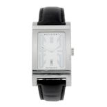 BULGARI - a gentleman's Rettangolo wrist watch. Stainless steel case. Reference RT 45 S, serial