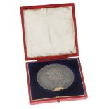 Victoria, Diamond Jubilee silver medal 1837 - 1897, 56mm, cased.