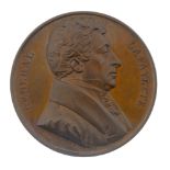 France/ USA, General Lafayette, American Tour 1824, bronze medal by Francois Caunois, bust right,