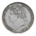George IV, Crown 1821 Secundo (S 3805). Almost extremely fine. Almost extremely fine.