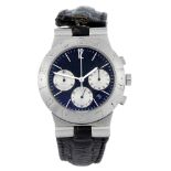 BULGARI - a gentleman's Diagono chronograph wrist watch. Stainless steel case. Reference CH 35 S,