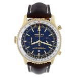 BREITLING - a limited edition gentleman's Navitimer Chronomatic chronograph wrist watch. Number 50