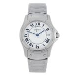 CARTIER - a Santos Ronde bracelet watch. Stainless steel case. Reference 1920 1, serial C130492.