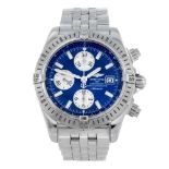 BREITLING - a gentleman's Chronomat Evolution chronograph bracelet watch. Stainless steel case