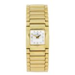 BAUME & MERCIER - a lady's Riviera bracelet watch. 18ct yellow gold case. Reference MV045223, serial