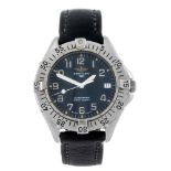 BREITLING - a gentleman's Colt wrist watch. Stainless steel case with calibrated bezel. Reference