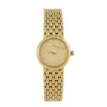 BAUME & MERCIER - a lady's bracelet watch. 18ct yellow gold case. Reference 16682, serial 1611123.