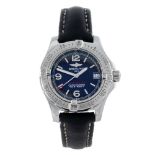 BREITLING - a lady's Colt Oceane wrist watch. Stainless steel case with calibrated bezel.