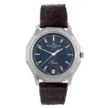 BAUME & MERCIER - a gentleman's Riviera wrist watch. Stainless steel case. Reference 5131.001.2,