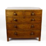 A small mixed selection of furniture. Comprising a 19th century mahogany chest of drawers, the