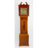 A late George III inlaid mahogany-cased 8-day longcase clock Griffith Williams, Newport The 12-