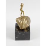 Salvador Dali. A limited edition bronze figure. 'Nude ascending a staircase, homage to Marcel