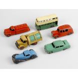 A box containing a good mixed selection of assorted Dinky and other die cast model vehicles, to