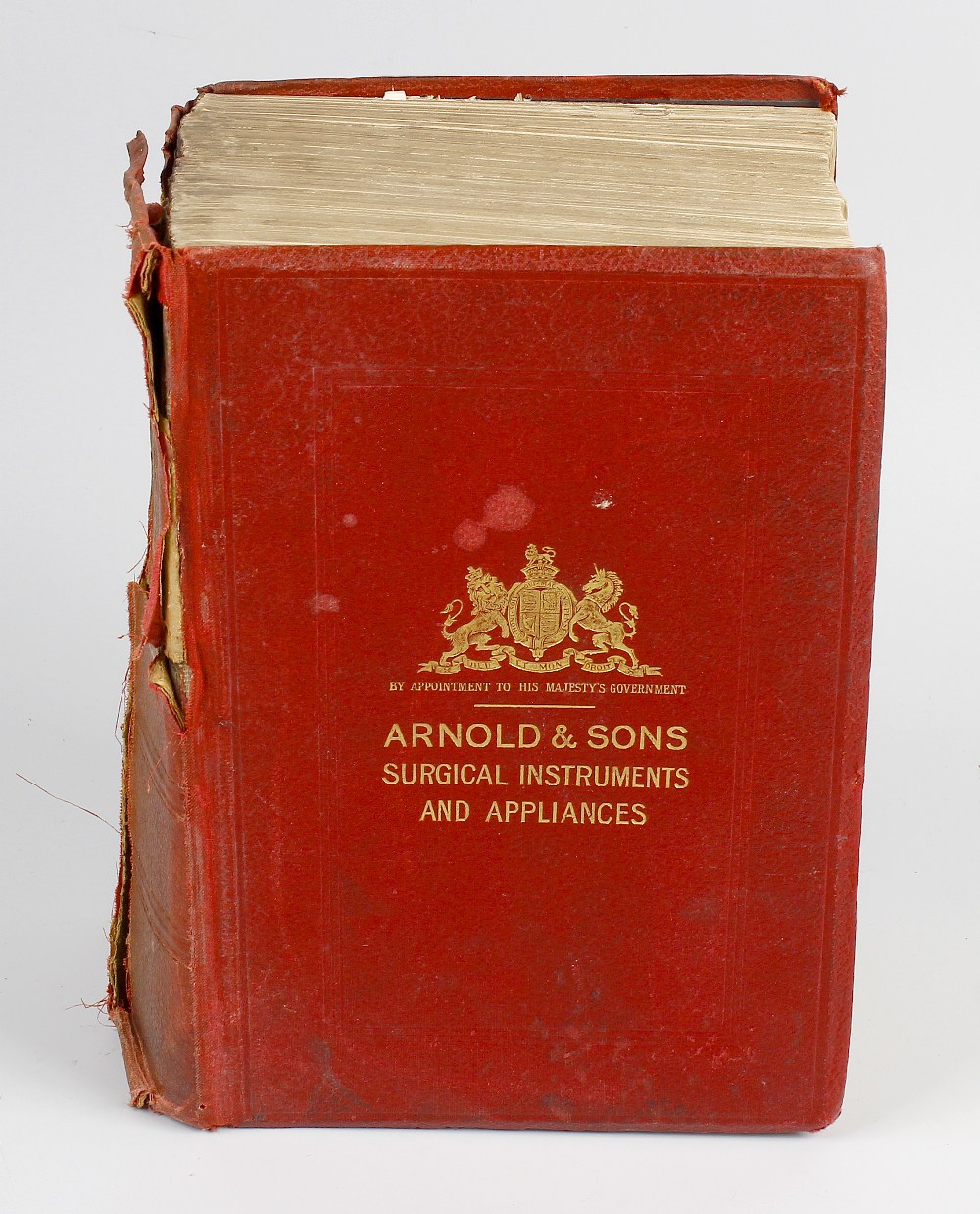An early 20th century Arnold & Sons Trade Catalogue Of Surgical Instruments and Appliances,