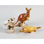 A Royal Crown Derby 'Austin Collection' ornament, modelled as a kangaroo with printed marks and gold