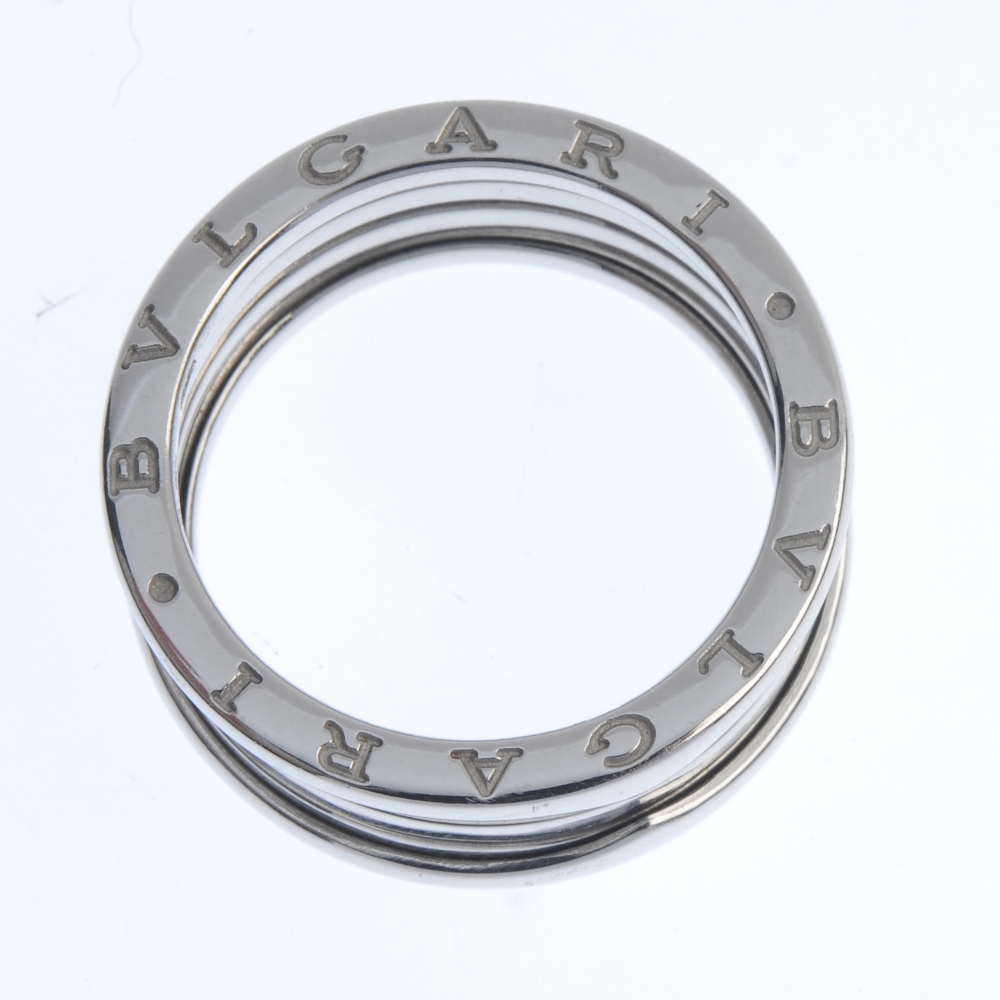 BULGARI - a 'B.Zero1' band ring. Designed as an articulated spiral, to the Bulgari logo sides. - Image 3 of 3