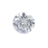 (180626) A pair of brilliant-cut diamonds, each weighing 0.31ct. Accompanied by report numbers