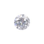 (180626) A brilliant-cut diamond, weighing 0.22ct. Accompanied by report number 75251548, from the