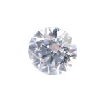 (171736) A brilliant-cut diamond, weighing 0.81ct. Accompanied by report number 6147150413, from the