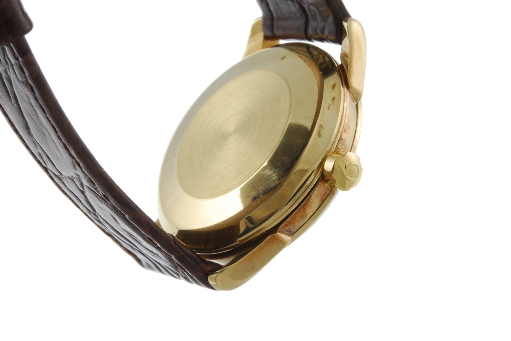 OMEGA - a gentleman's Seamaster wrist watch. 18ct yellow gold case, hallmarked Birmingham 1957. - Image 3 of 4