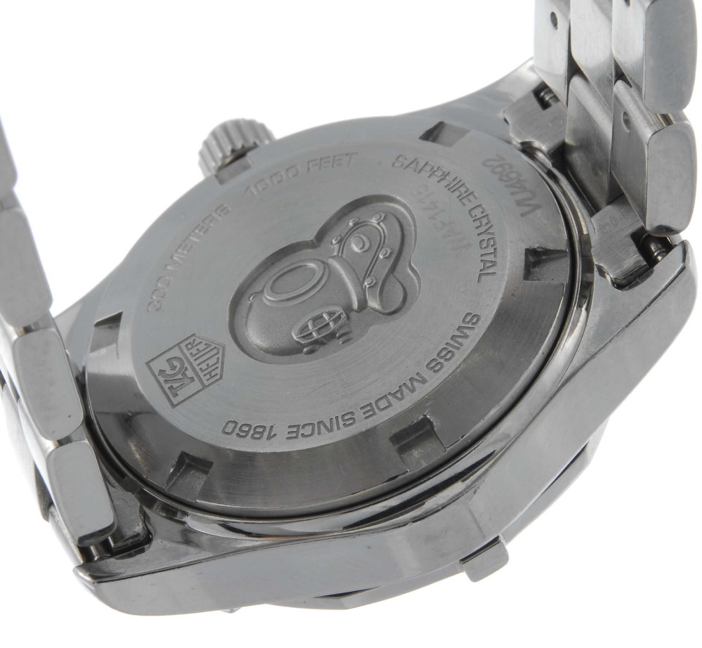 TAG HEUER - a lady's Aquaracer bracelet watch. Stainless steel case with calibrated bezel. Reference - Image 2 of 4