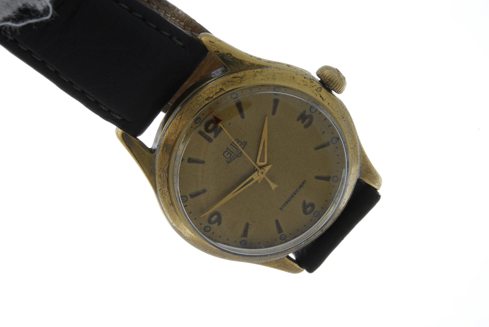 RADO - a gentleman's bracelet watch. Gold plated case with stainless steel case back. Reference - Image 4 of 4