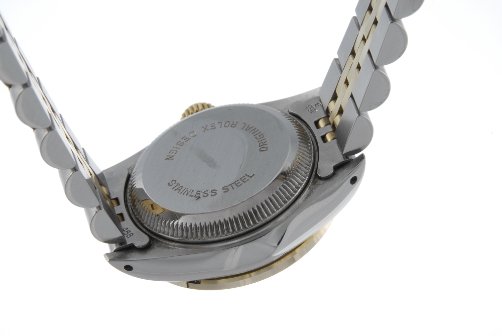 ROLEX - a lady's Oyster Perpetual Datejust bracelet watch. Circa 1984. Stainless steel case with - Image 2 of 4