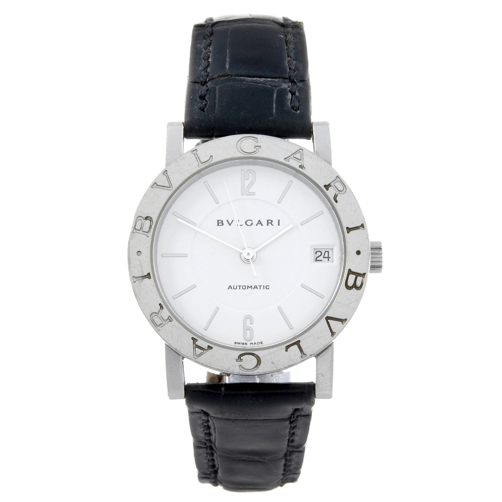 BULGARI - a gentleman's Bulgari wrist watch. Stainless steel case. Reference BB 33 SL AUTO, serial