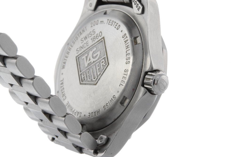 TAG HEUER - a mid-size 2000 Series bracelet watch. Stainless steel case with calibrated bezel. - Image 3 of 4