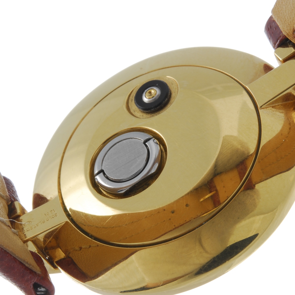 JEAN D'EVE - a Samara wrist watch. Gold plated case with Roman numeral chapter ring bezel. Quartz - Image 2 of 4