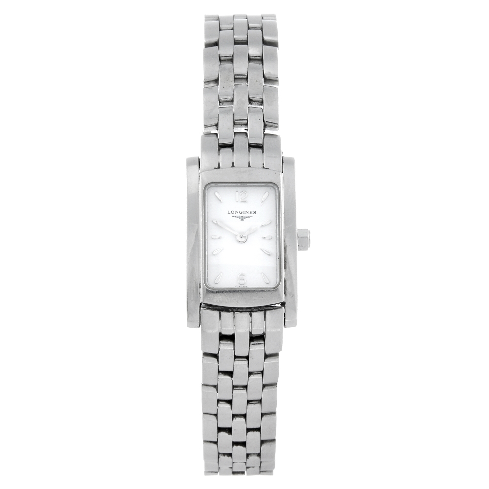 LONGINES - a lady's DolceVita bracelet watch. Stainless steel case. Reference L5.158.4, serial