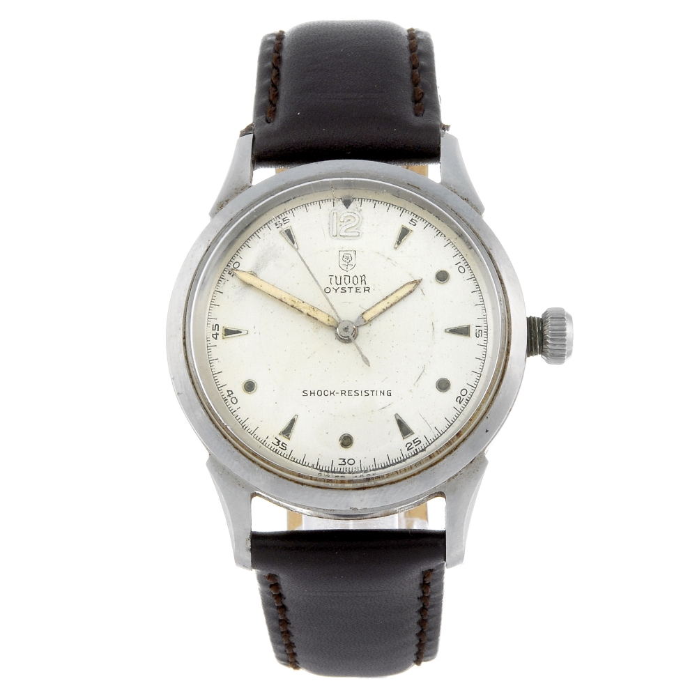 TUDOR - a gentleman's Oyster wrist watch. Stainless steel case. Reference 4540, serial 466915.