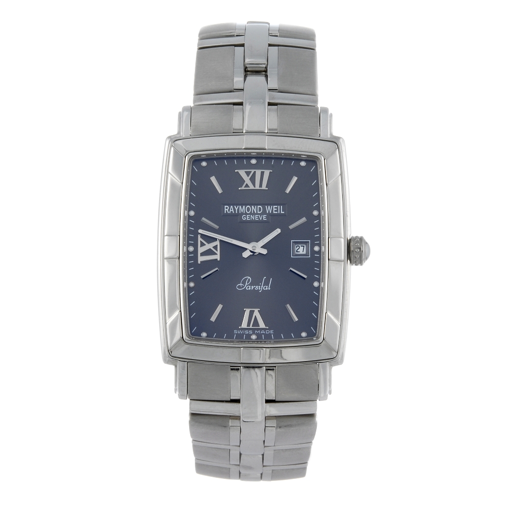 RAYMOND WEIL - a gentleman's Parsifal bracelet watch. Stainless steel case. Reference 9341, serial