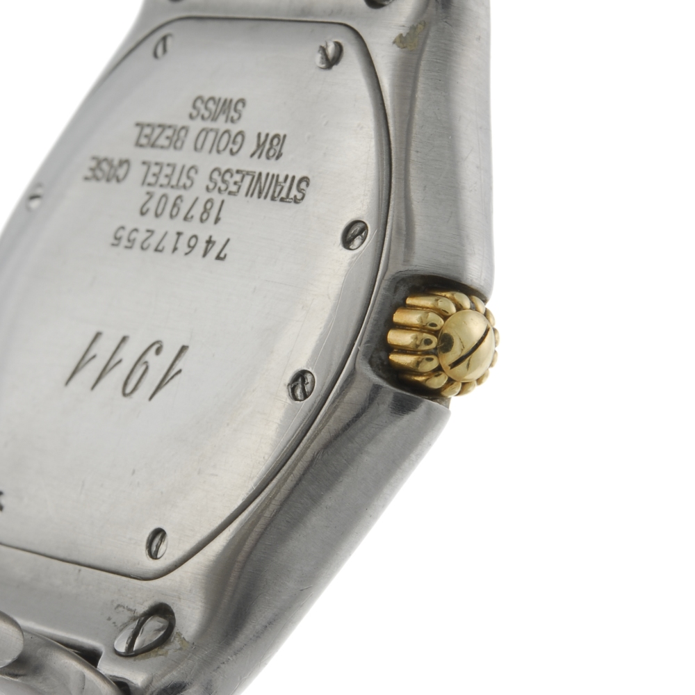 EBEL - a gentleman's 1911 bracelet watch. Stainless steel case with yellow metal bezel. Reference - Image 3 of 4