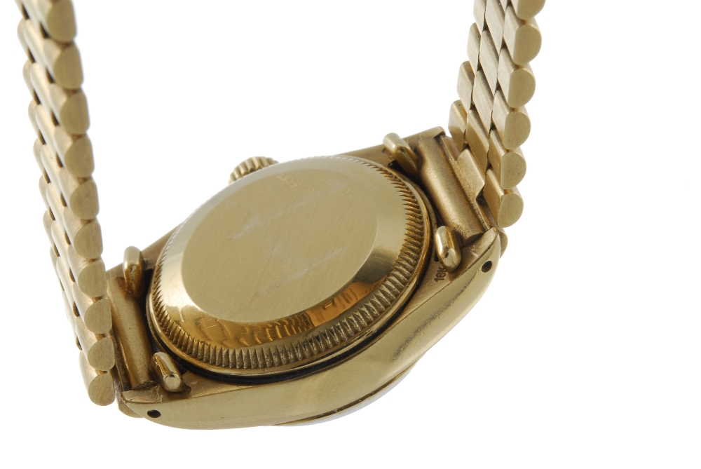 ROLEX - a lady's Oyster Perpetual Datejust bracelet watch. Circa 1978. 18ct yellow gold case with - Image 2 of 4