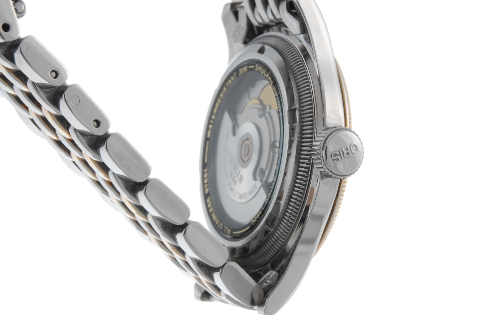 ORIS - a gentleman's Big Crown bracelet watch. Stainless steel case with gold plated bezel and - Image 3 of 4