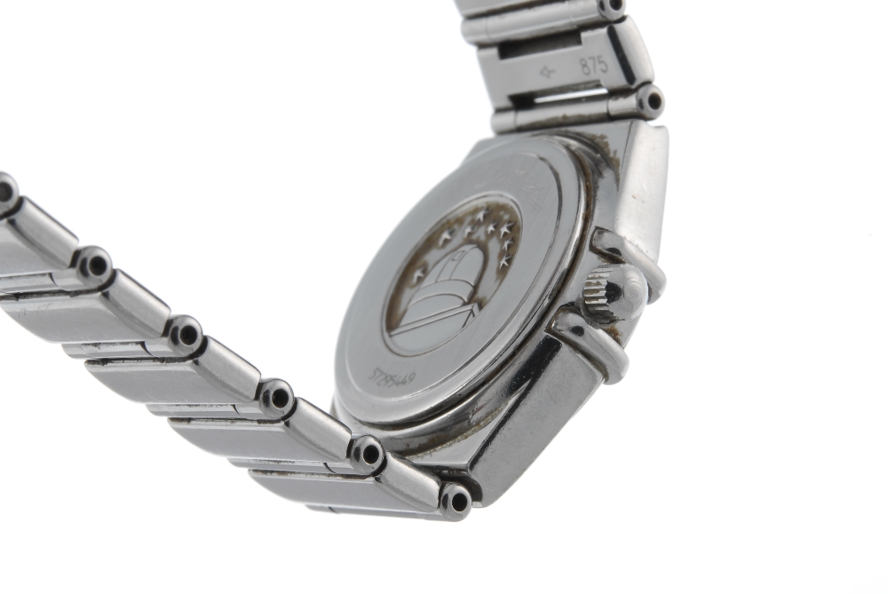 OMEGA - a lady's Constellation My Choice bracelet watch. Stainless steel case with factory diamond - Image 3 of 4