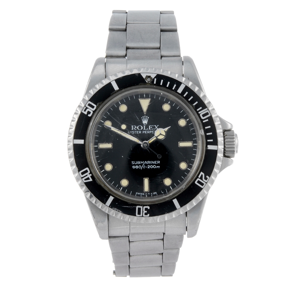 ROLEX - a gentleman's Oyster Perpetual Submariner bracelet watch. Circa 1959. Stainless steel case