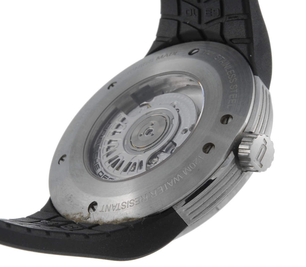 PORSCHE DESIGN - a gentleman's Flat Six wrist watch. Stainless steel case with calibrated bezel. - Image 3 of 4