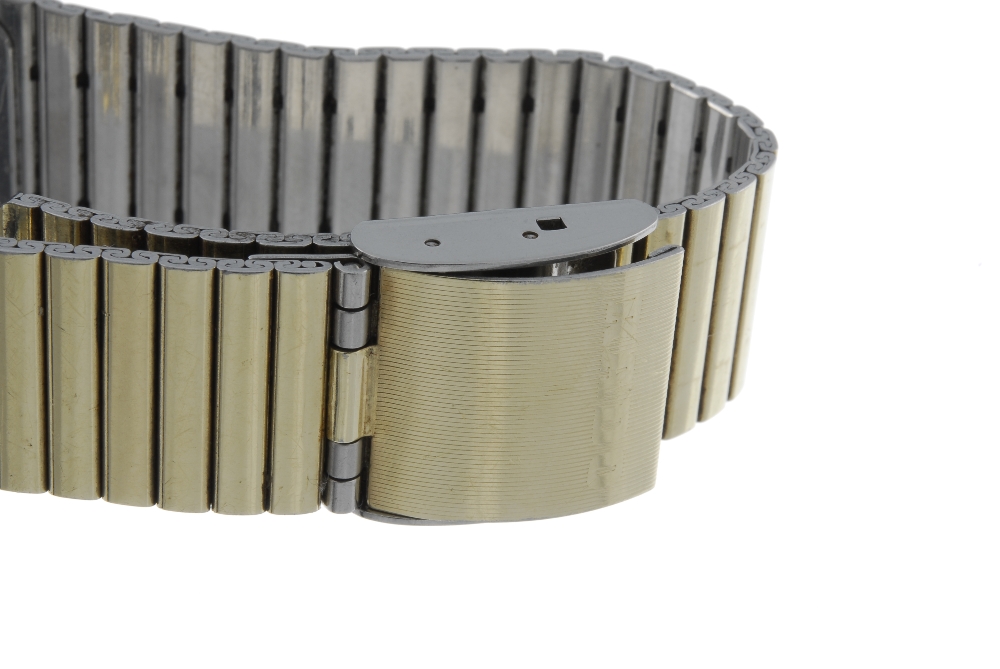 RADO - a gentleman's bracelet watch. Gold plated case with stainless steel case back. Reference - Image 3 of 4