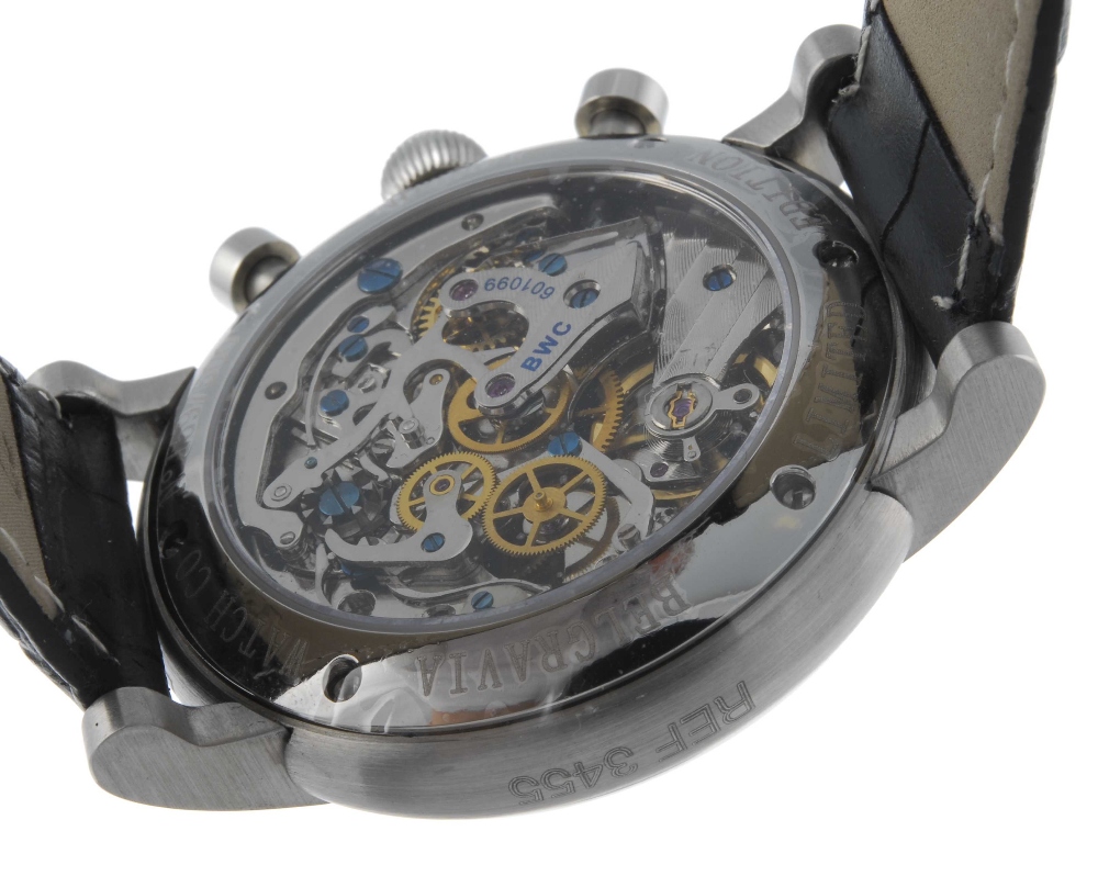 BELGRAVIA WATCH CO. - a limited edition gentleman's Power Tempo chronograph wrist watch. Number - Image 2 of 4
