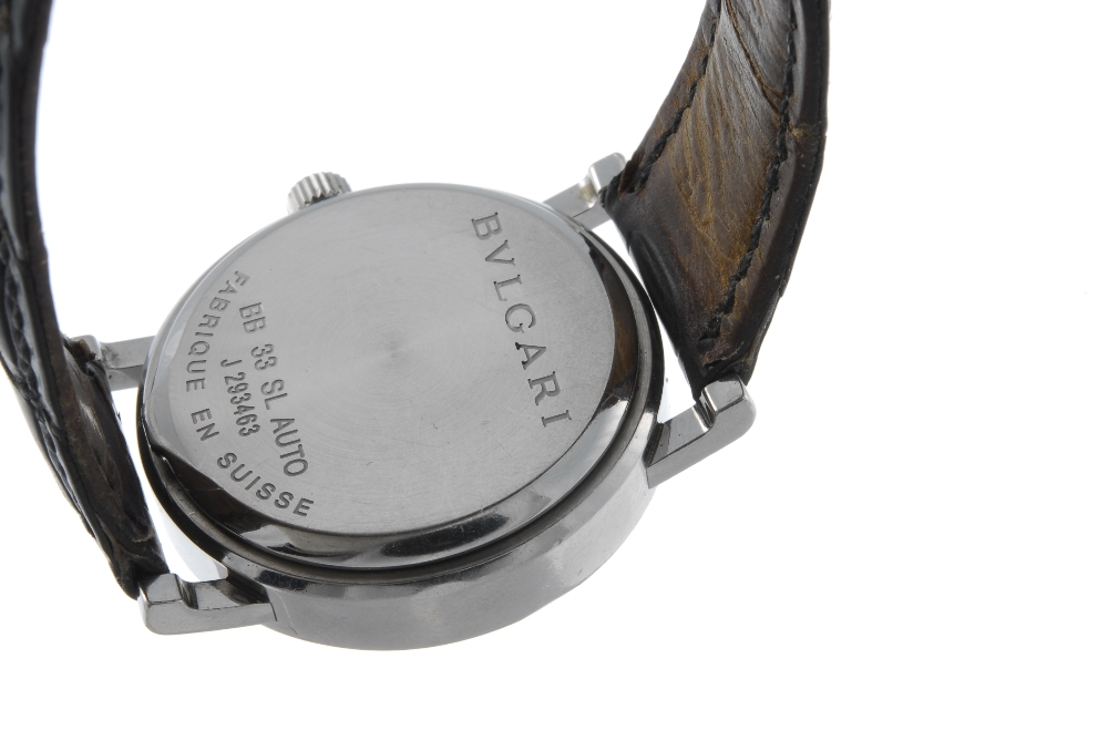 BULGARI - a gentleman's Bulgari wrist watch. Stainless steel case. Reference BB 33 SL AUTO, serial - Image 2 of 4