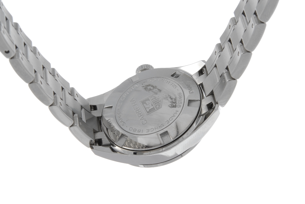 TAG HEUER - a lady's Carrera bracelet watch. Stainless steel case. Reference WV1411, serial EWA6759. - Image 2 of 4