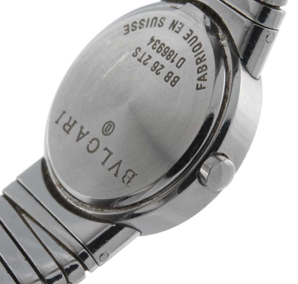 BULGARI - a lady's Tubogas bracelet watch. Stainless steel case. Reference BB 26 2TS, serial - Image 3 of 4