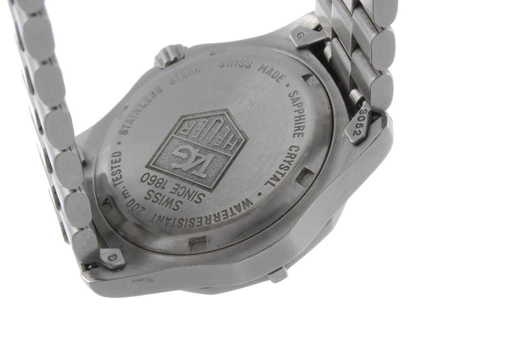 TAG HEUER - a mid-size 2000 Series bracelet watch. Stainless steel case with calibrated bezel. - Image 2 of 4