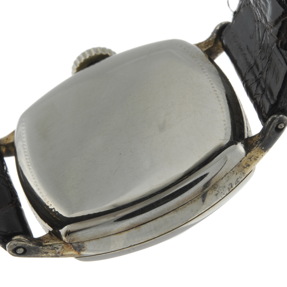 HAMILTON - a gentleman's wrist watch. White metal case, stamped 14K. Signed manual wind calibre 986. - Image 2 of 4