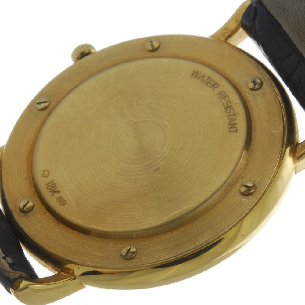 TISSOT - a gentleman's wrist watch. 18ct yellow gold case. Numbered G 667.330. Unsigned quartz - Image 2 of 4