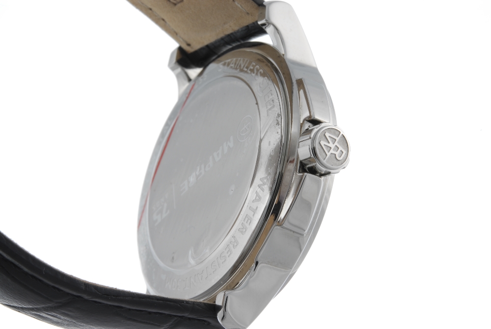 RAYMOND WEIL - a gentleman's Tradition Cuarzo Mapfre 75 Anos wrist watch. Stainless steel case. - Image 2 of 4